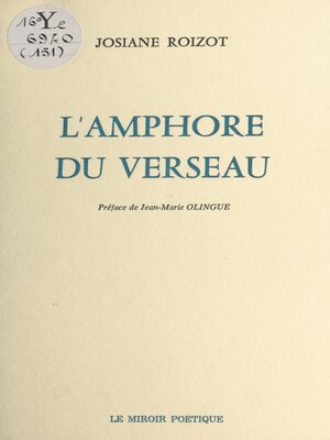 cover image of L'Amphore du verseau